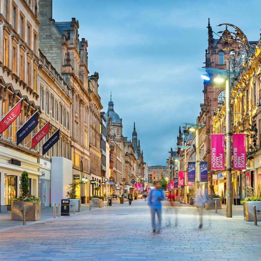 1 Bedroom Flat In The Heart Of Merchant City グラスゴー エクステリア 写真